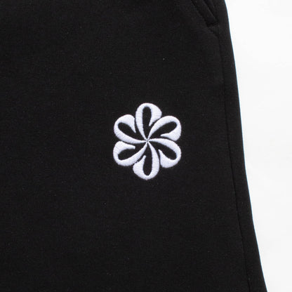 BAGGY BARREL SWEAT PANTS -BLACK-