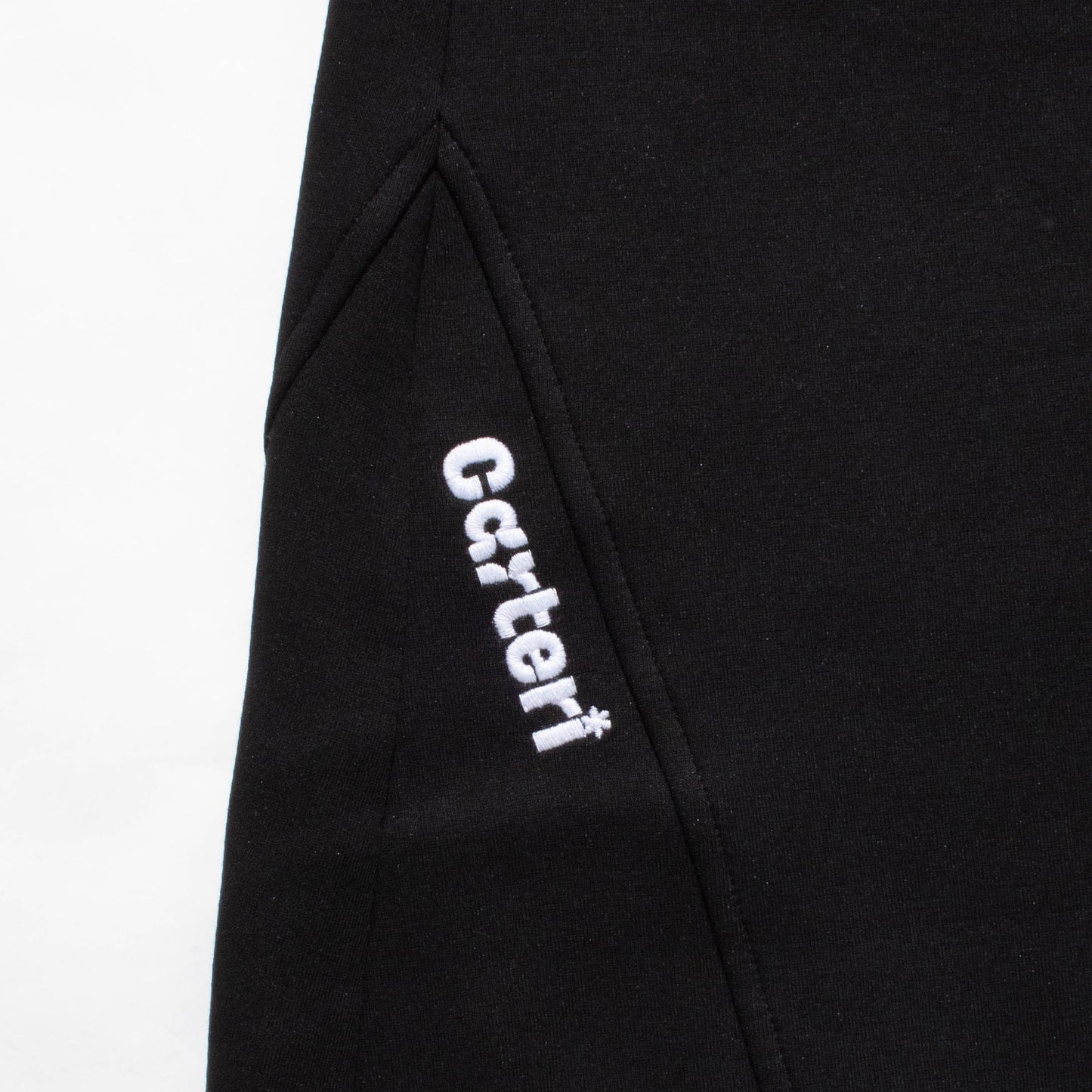 BAGGY BARREL SWEAT PANTS -BLACK-