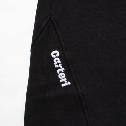 BAGGY BARREL SWEAT PANTS -BLACK-