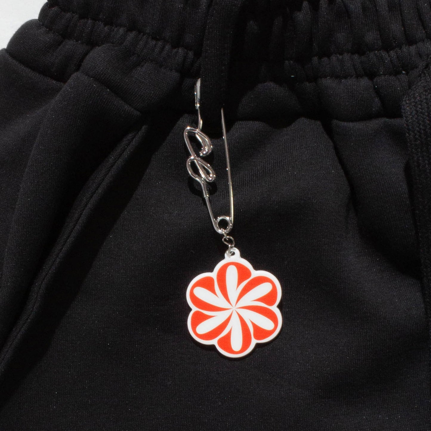 BAGGY BARREL SWEAT PANTS -BLACK-