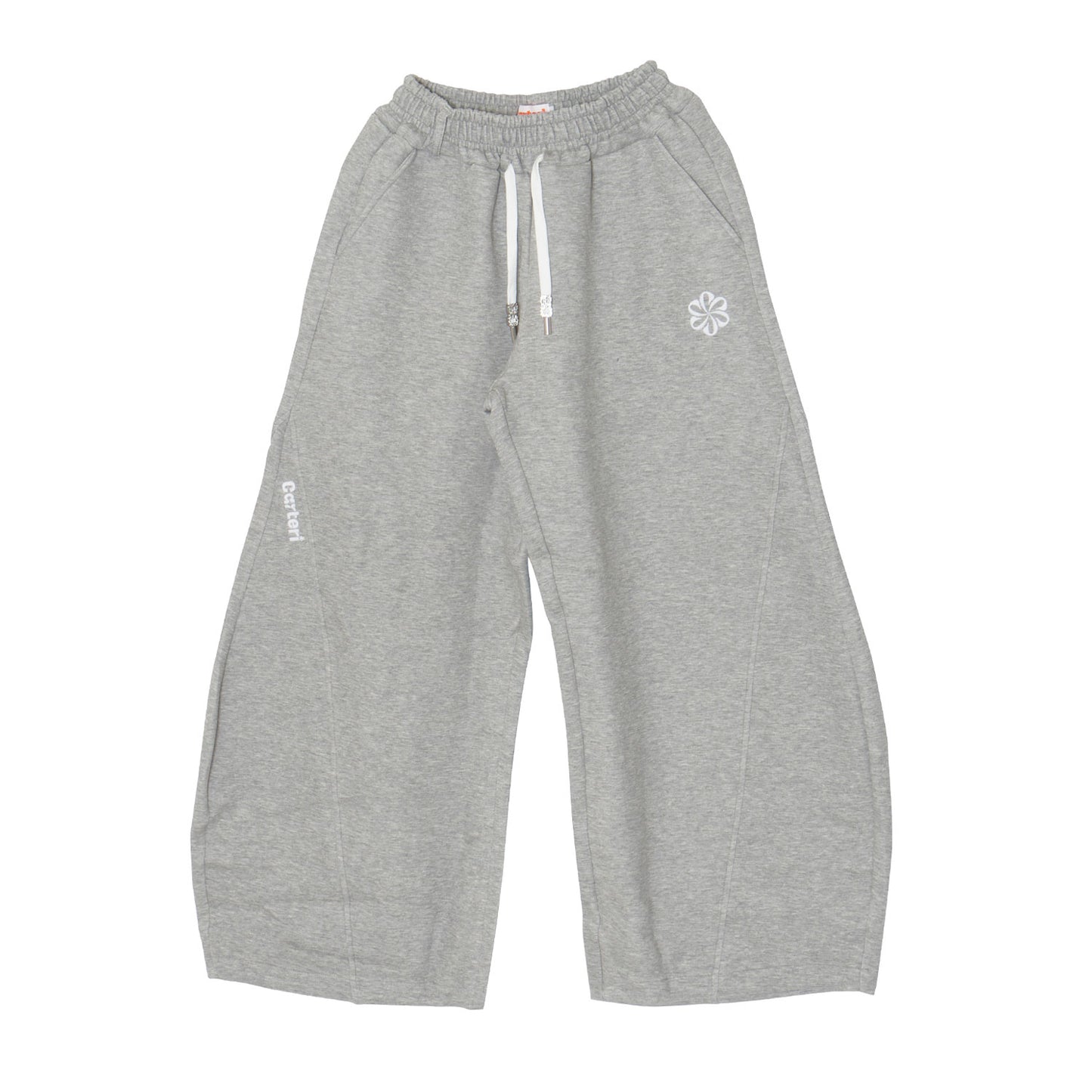 BAGGY BARREL SWEAT PANTS -H.GREY-