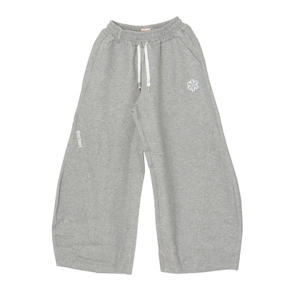 BAGGY BARREL SWEAT PANTS -H.GREY-