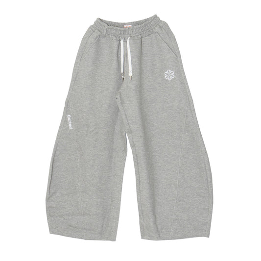 BAGGY BARREL SWEAT PANTS -H.GREY-