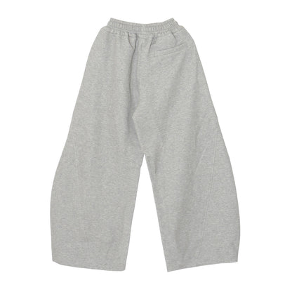 BAGGY BARREL SWEAT PANTS -H.GREY-