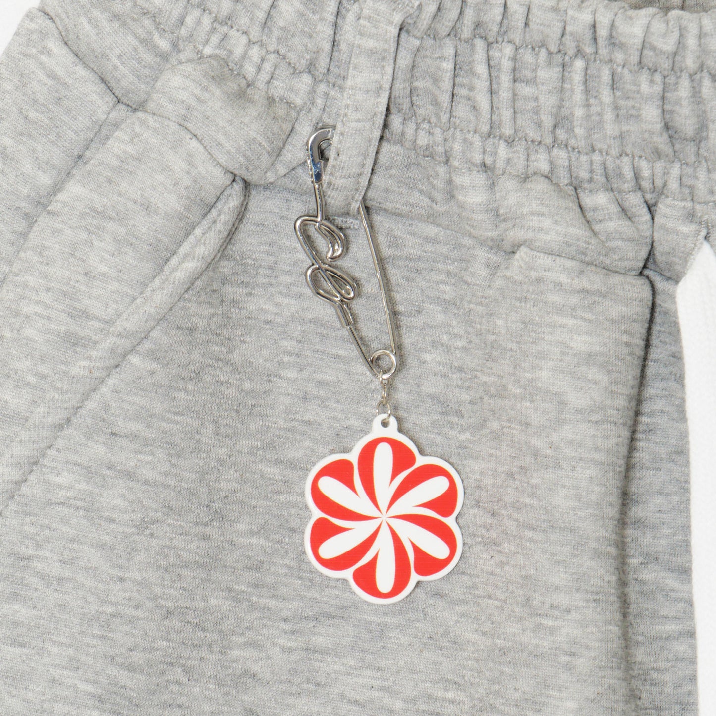 BAGGY BARREL SWEAT PANTS -H.GREY-