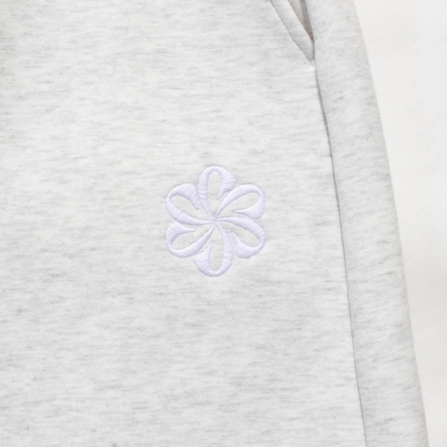 BAGGY SWEAT JORTS -H.GREY-