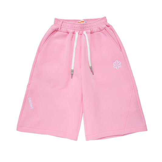 BAGGY SWEAT JORTS -PINK-