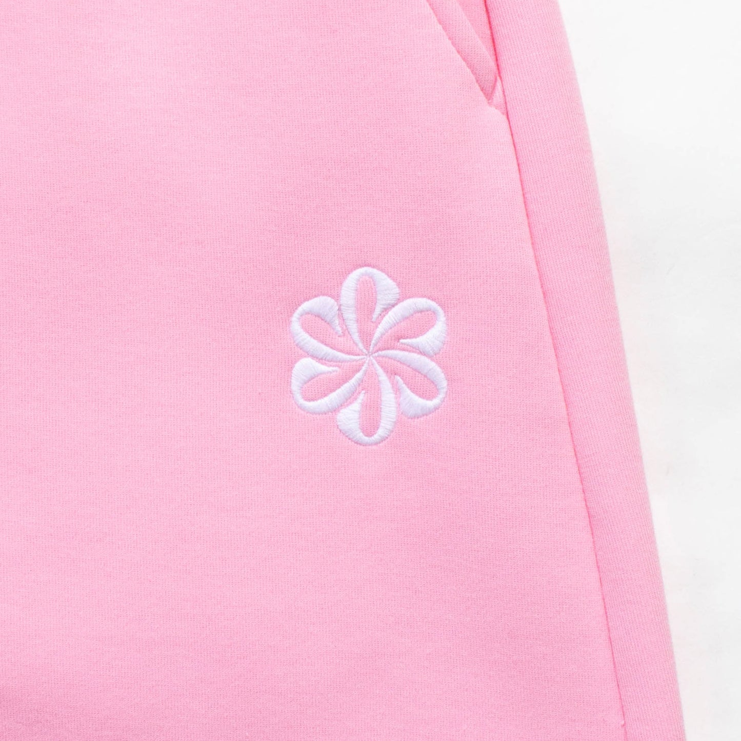 BAGGY SWEAT JORTS -PINK-