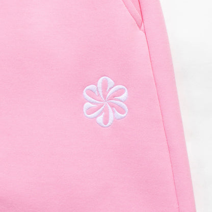 BAGGY SWEAT JORTS -PINK-