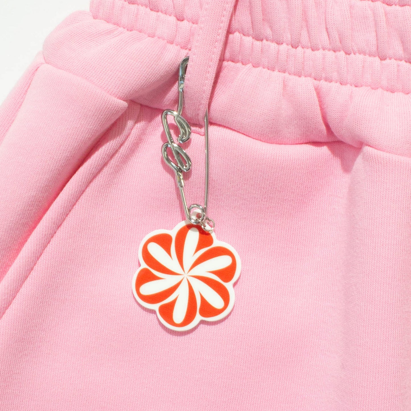 BAGGY SWEAT JORTS -PINK-