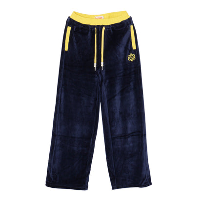2 TONE PILE PANTS -NAVY-