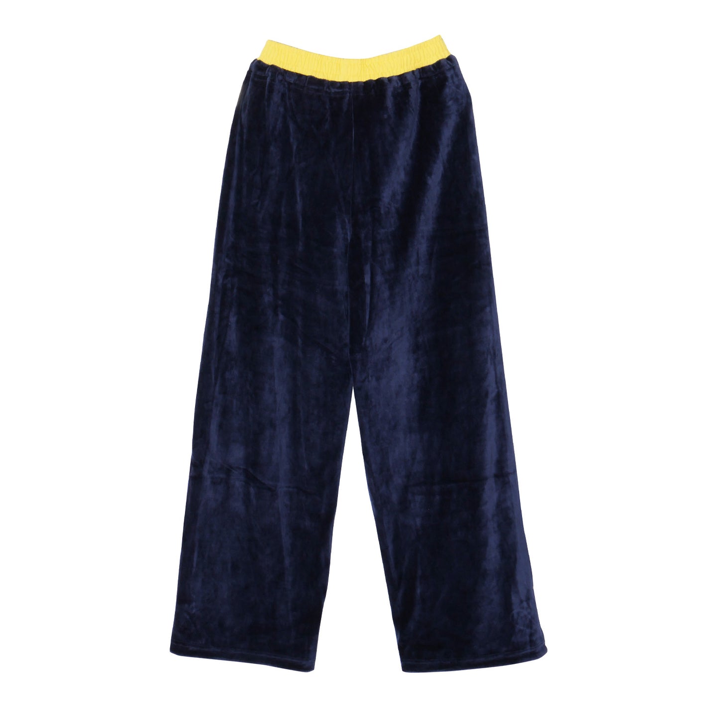 2 TONE PILE PANTS -NAVY-