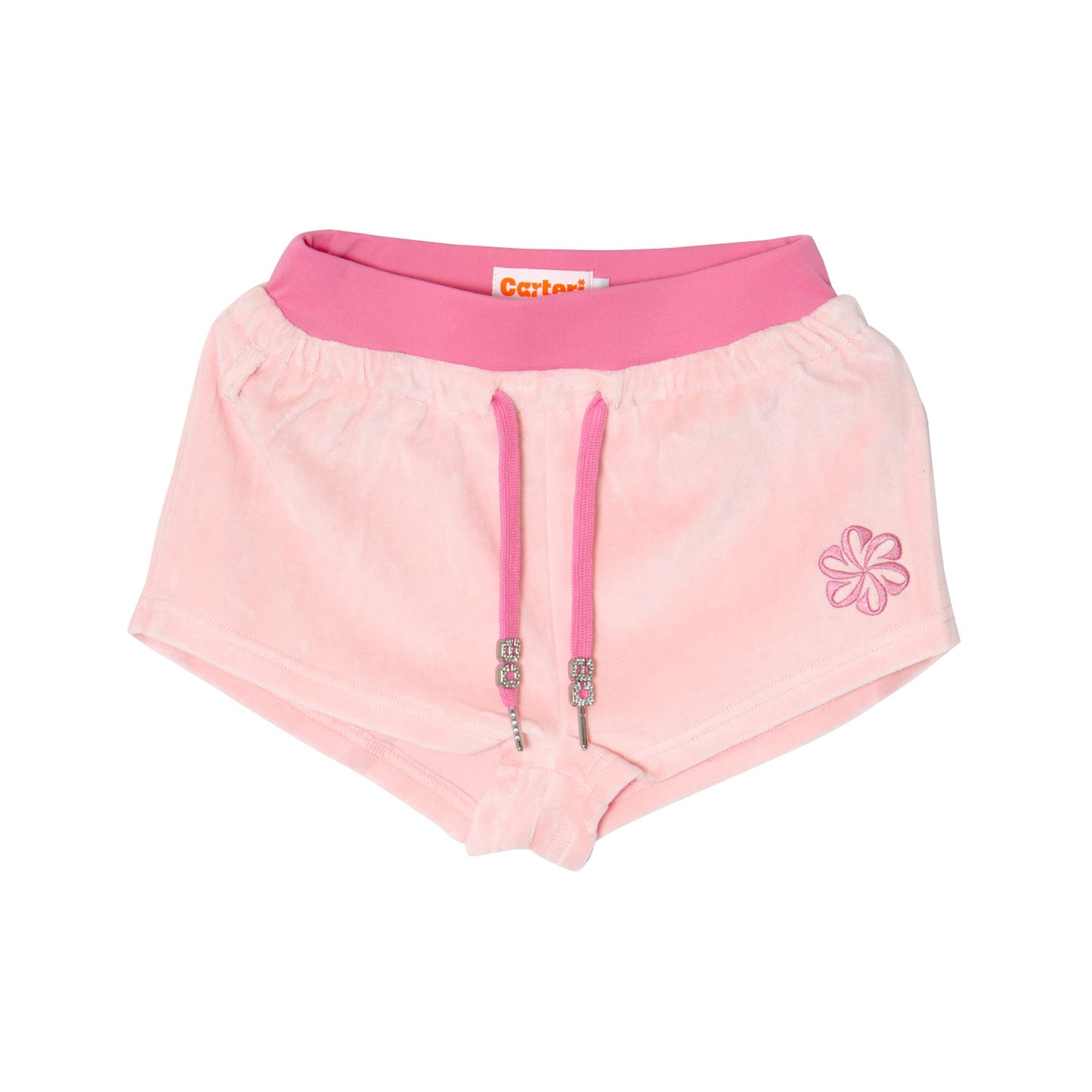 2 TONE PILE SHORTS -PINK-