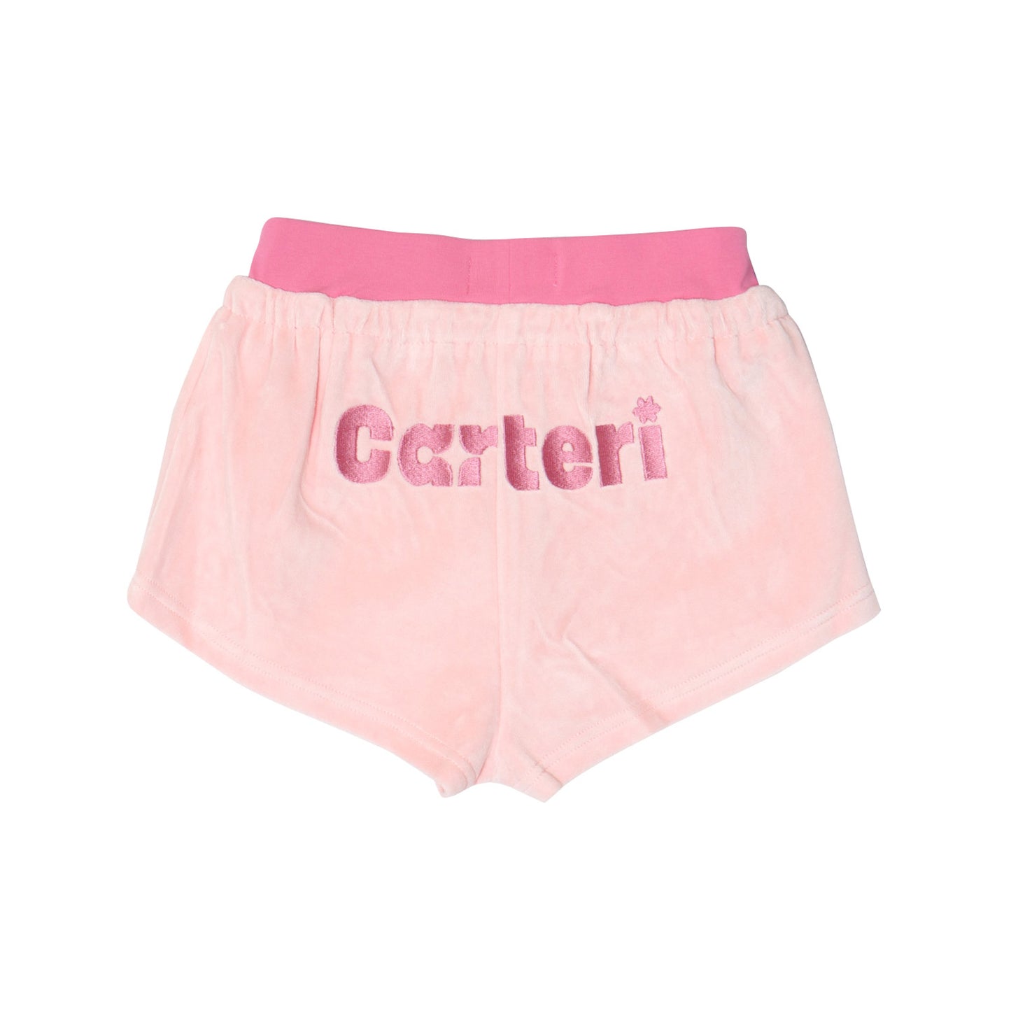 2 TONE PILE SHORTS -PINK-
