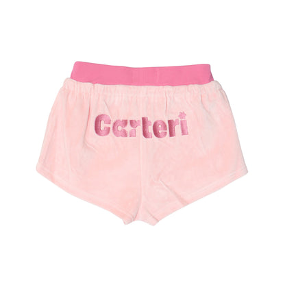2 TONE PILE SHORTS -PINK-