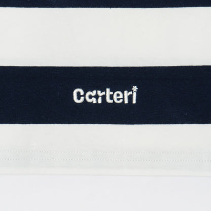 SLEEVELESS CROPPED POLO SHIRT -NAVY-