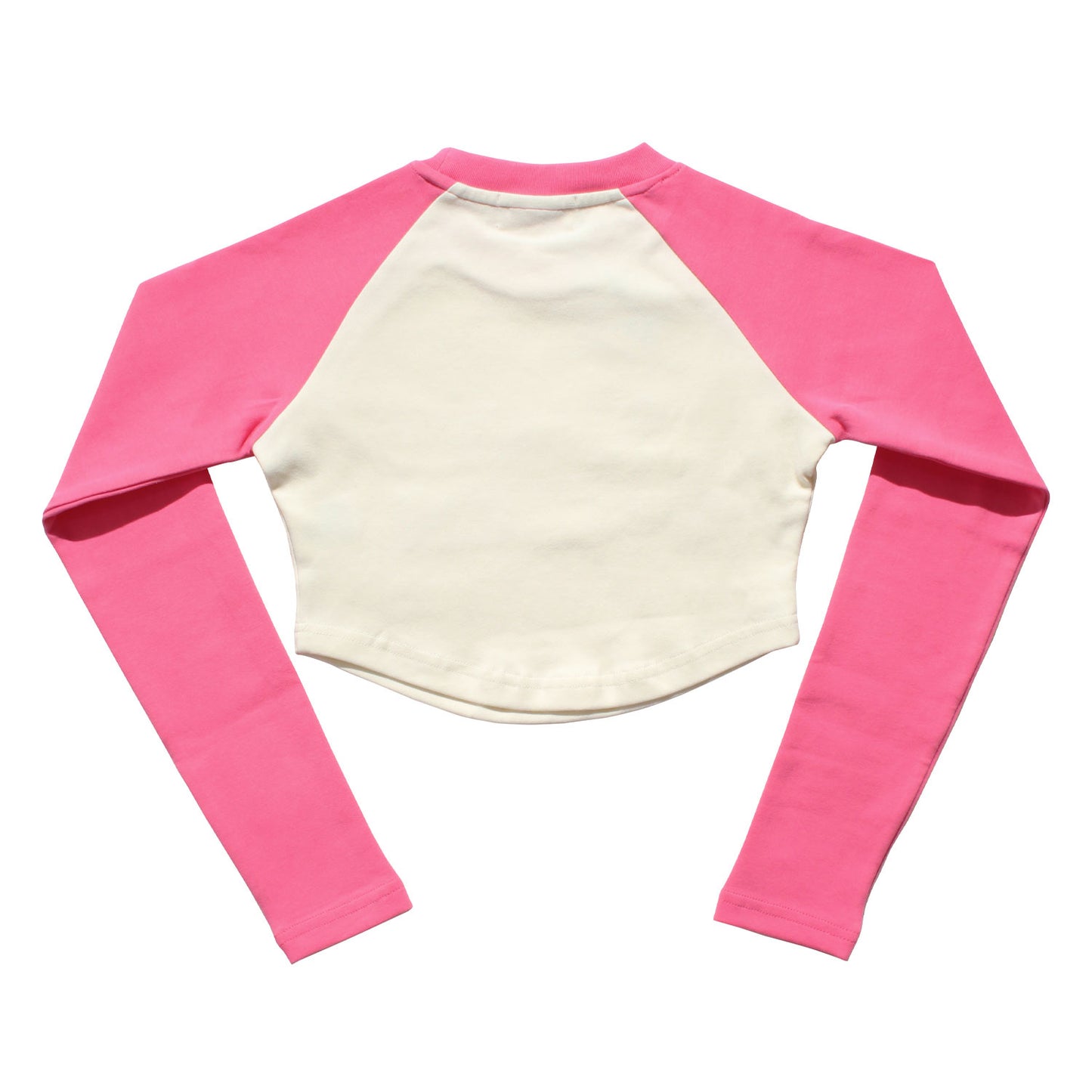 SLAY QUEEN RAGLAN LS T-SHIRT -PINK-