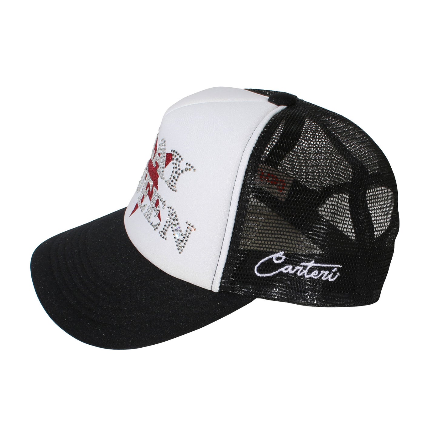 SLAY QUEEN TRUCKER CAP -BLACKxWHITE-