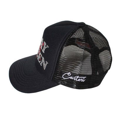 SLAY QUEEN TRUCKER CAP -BLACK-