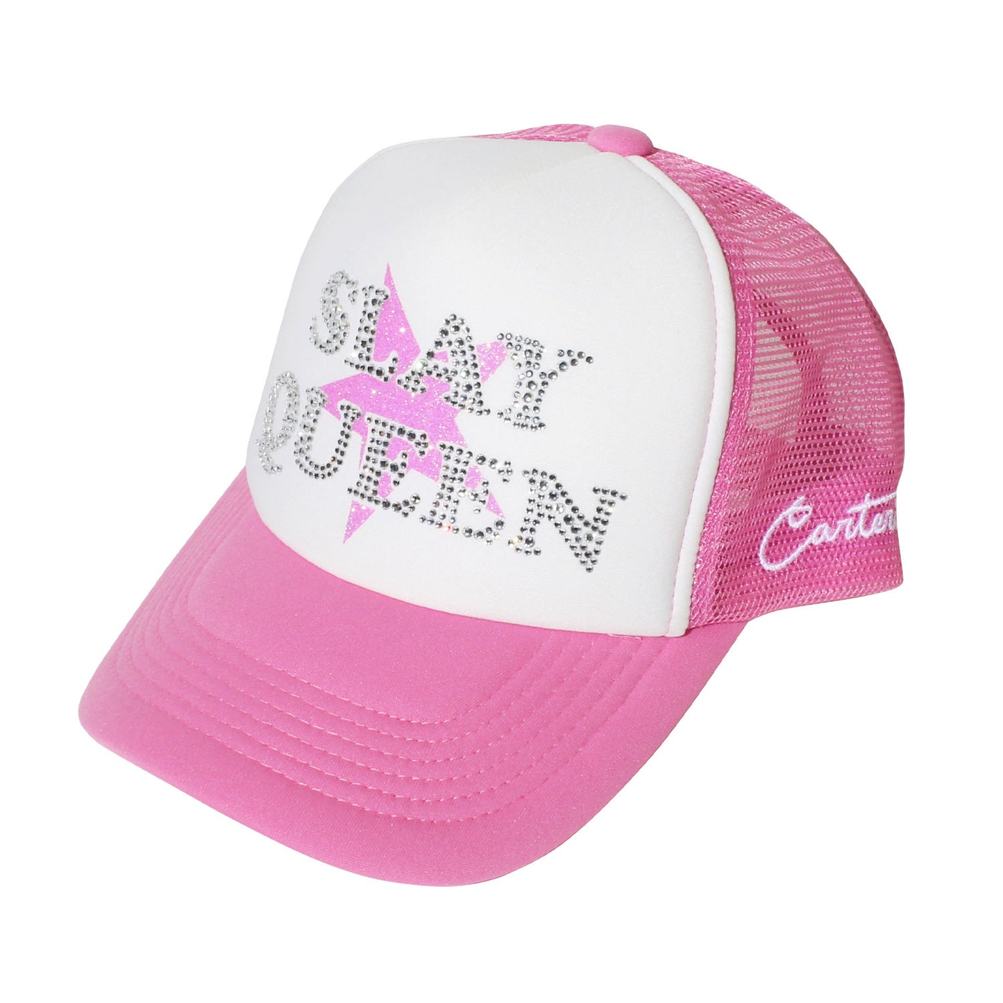 SLAY QUEEN TRUCKER CAP -PINK-
