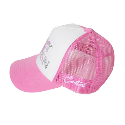 SLAY QUEEN TRUCKER CAP -PINK-