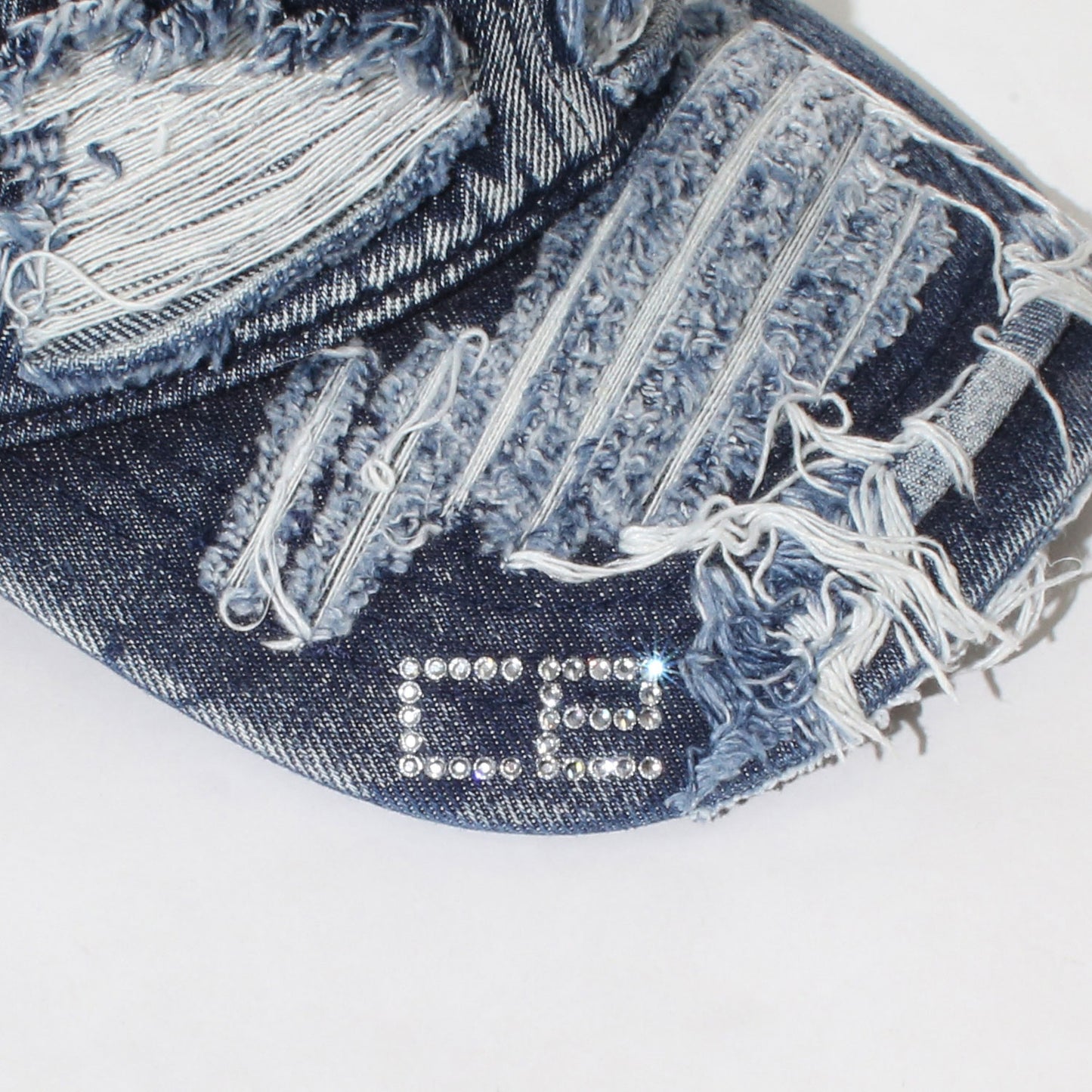 DAMAGE DENIM CAP -INDIGO-