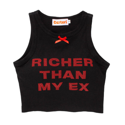 RICH TANK TOP -BLACK-