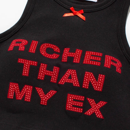 RICH TANK TOP -BLACK-