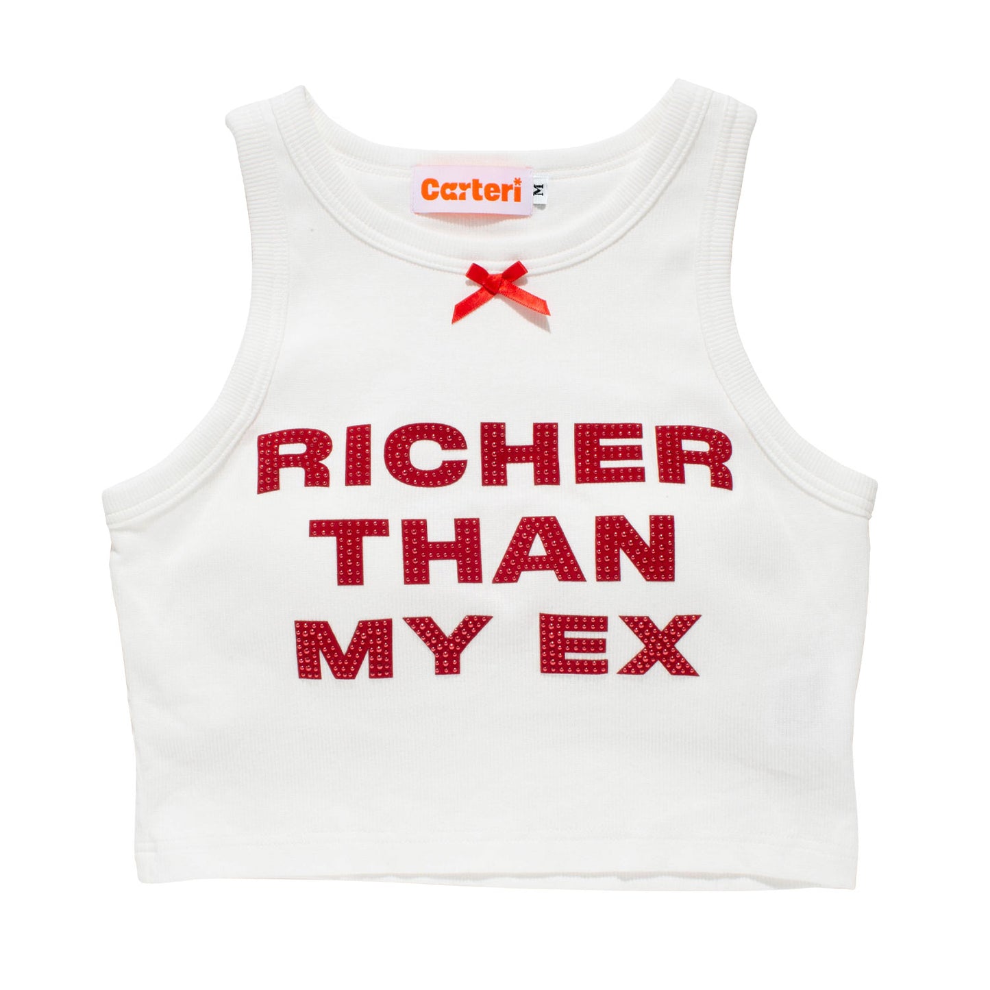 RICH TANK TOP -WHITE-