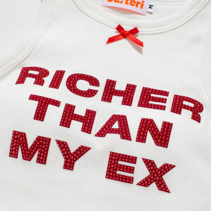 RICH TANK TOP -WHITE-