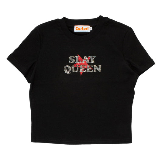 SLAY QUEEN T-SHIRT -BLACK-