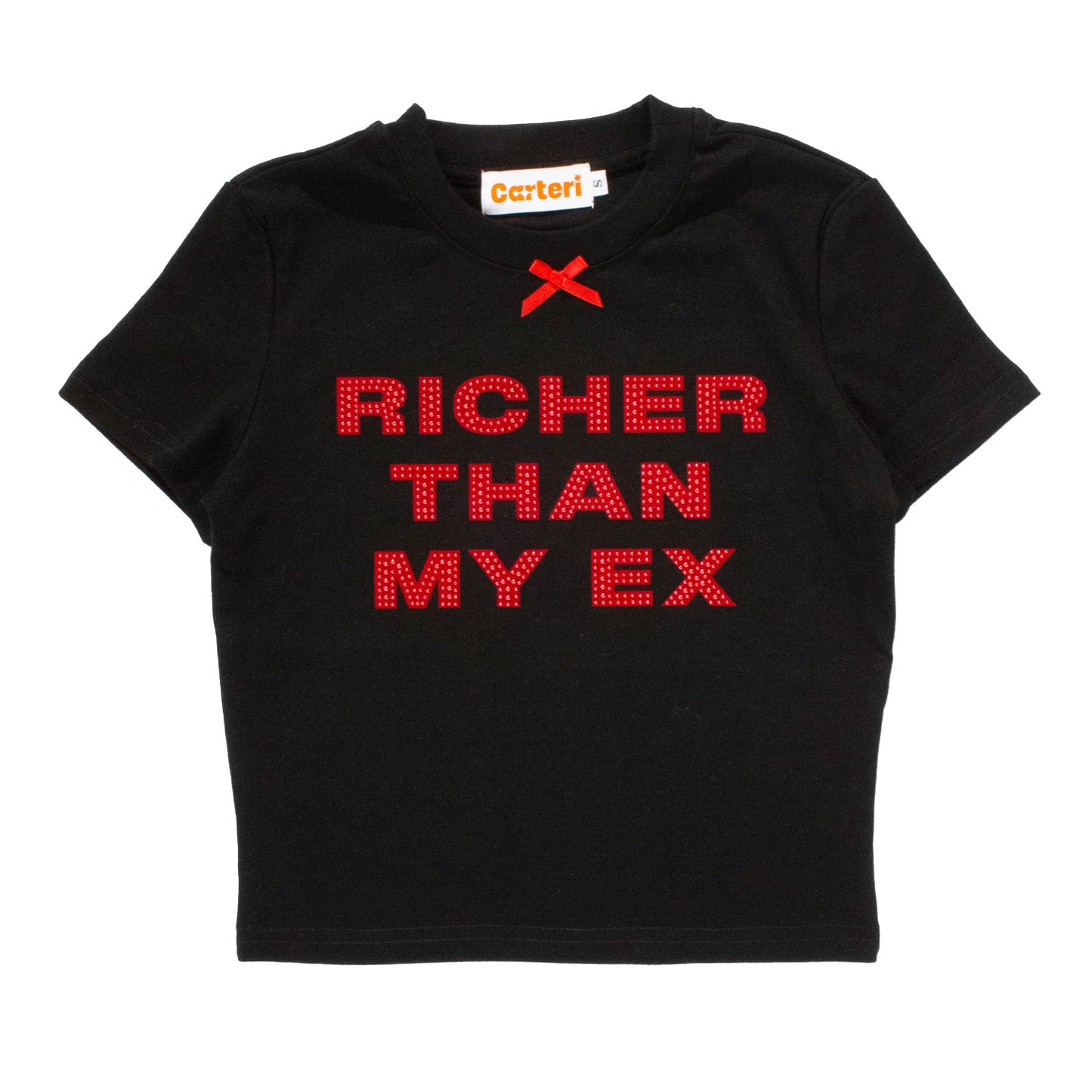 RICH T-SHIRT -BLACK-