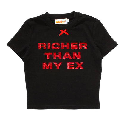 RICH T-SHIRT -BLACK-