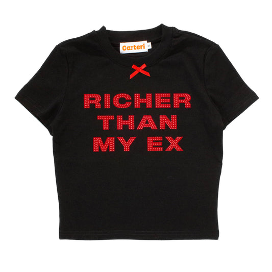 RICH T-SHIRT -BLACK-