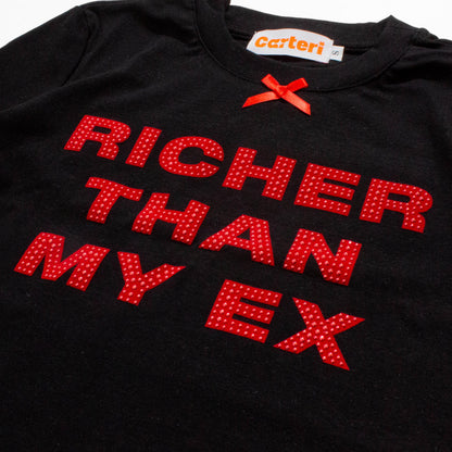 RICH T-SHIRT -BLACK-