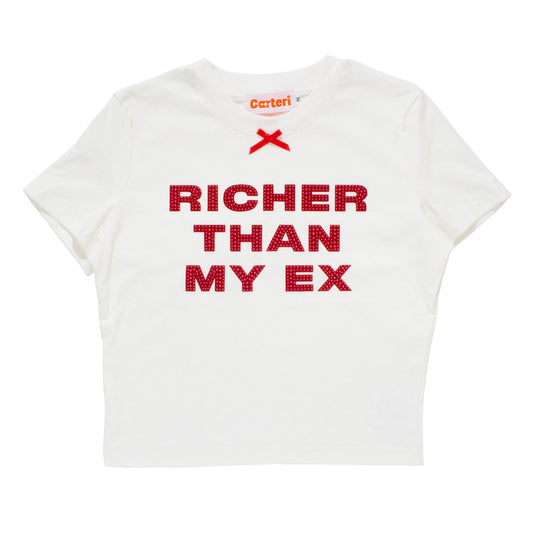 RICH T-SHIRT -WHITE-
