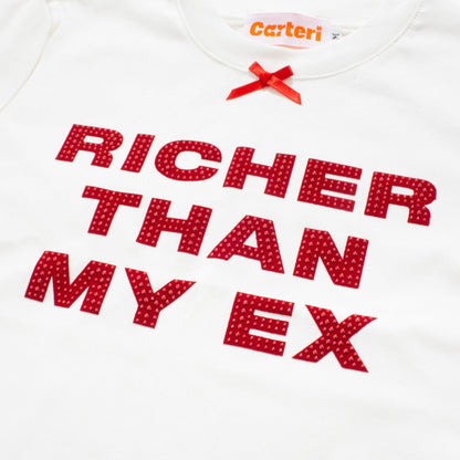 RICH T-SHIRT -WHITE-