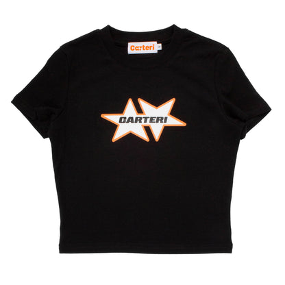 STAR T-SHIRT -BLACK-