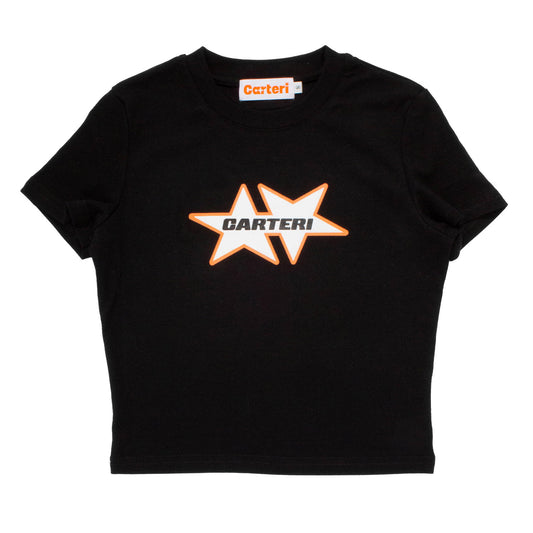 STAR T-SHIRT -BLACK-